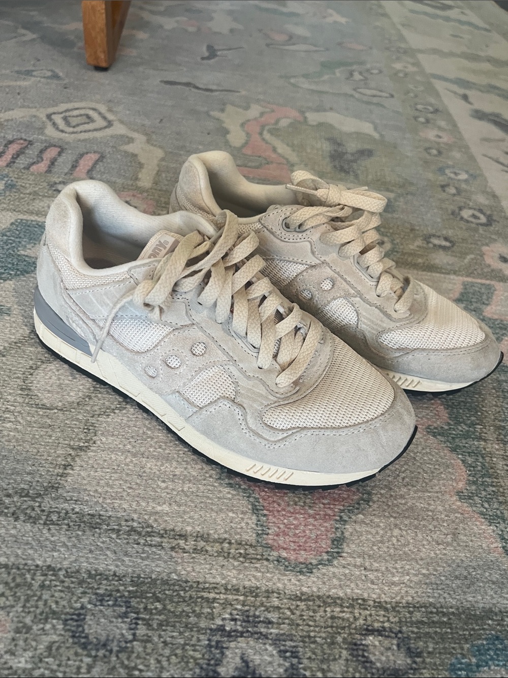 Saucony Shadow 5000 Ivory Casual Sneakers - Lightweight Comfort